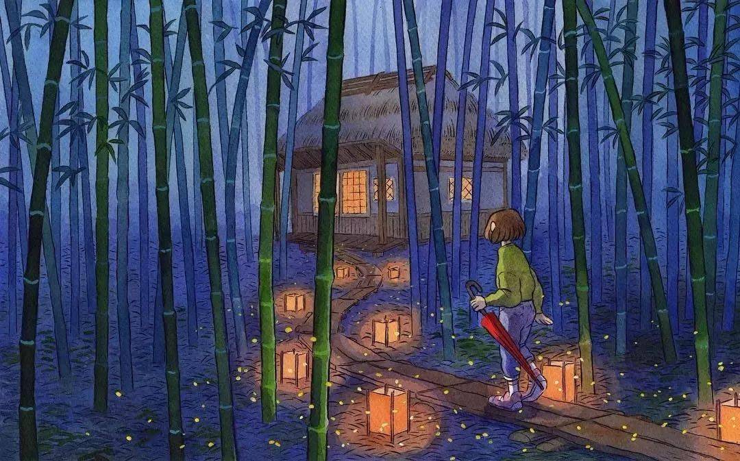 宫崎骏动画场景线稿_宫崎骏的动画场景_宫崎骏动漫场景插画